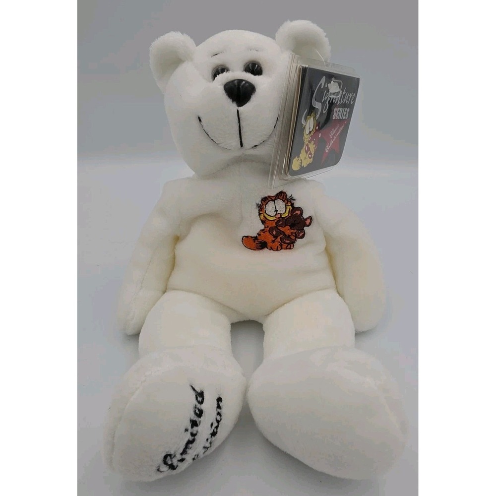 Collecticritters~Garfield Limited Edition Bean Bag Plush Bear~Very Rare numbered